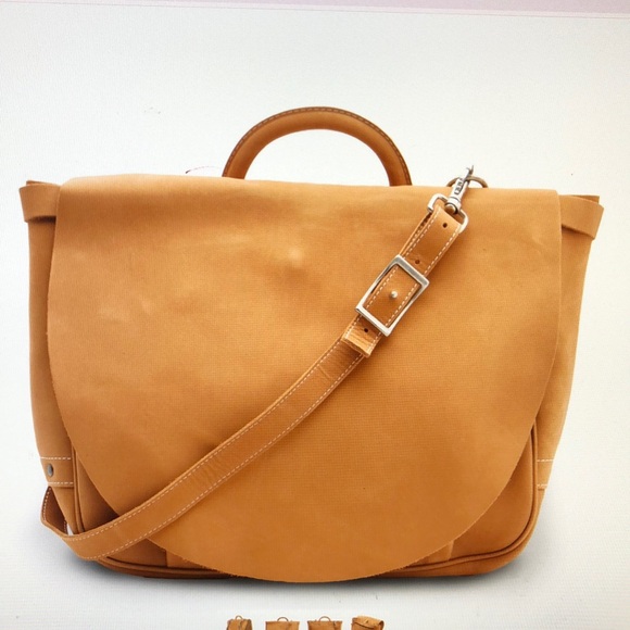 J Peterman Other - The Counterfit Mailbag Leather Messenger Bag with Adjustable Strap